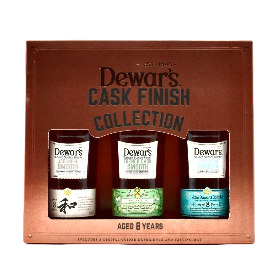 Dewar's Discover Cask Finish Collection Blended Scotch Whisky (3x375ml)