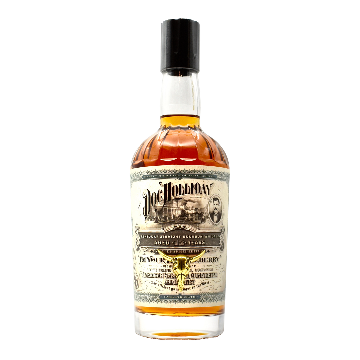 Doc Holliday 13 Year Bourbon 700ml Hunter's Bag