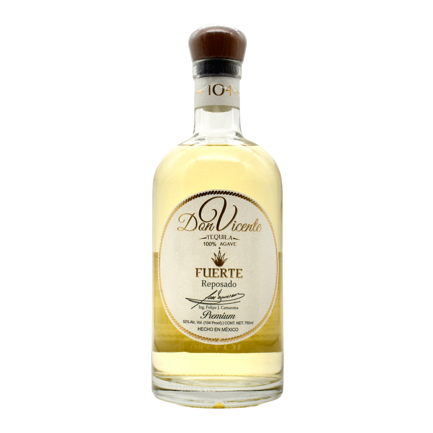 Don Vicente Tequila Fuerte Reposado 750ml