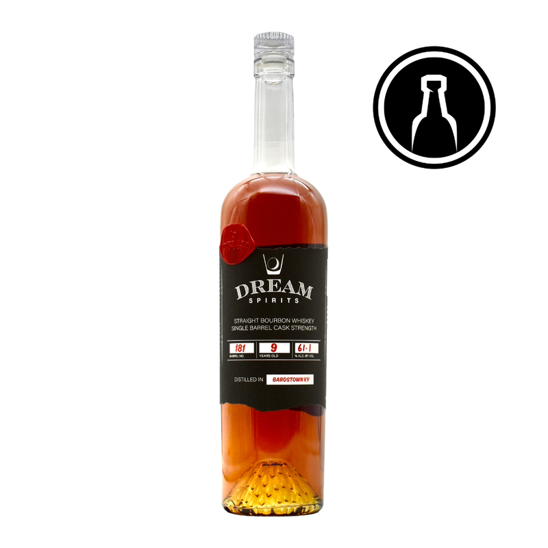 Dream Spirits Kentucky Bourbon Cask Strength 9 Year Single Barrel "Sucker Punch"  - Selected by Unwind