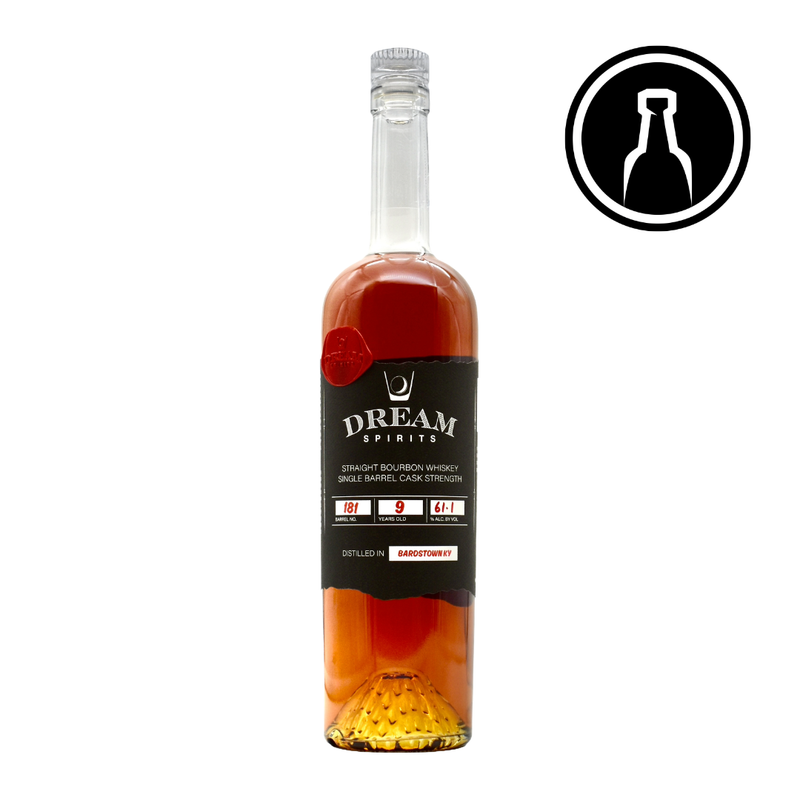 Dream Spirits Kentucky Bourbon Cask Strength 9 Year Single Barrel "Sucker Punch" 750ml  - Selected by Unwind