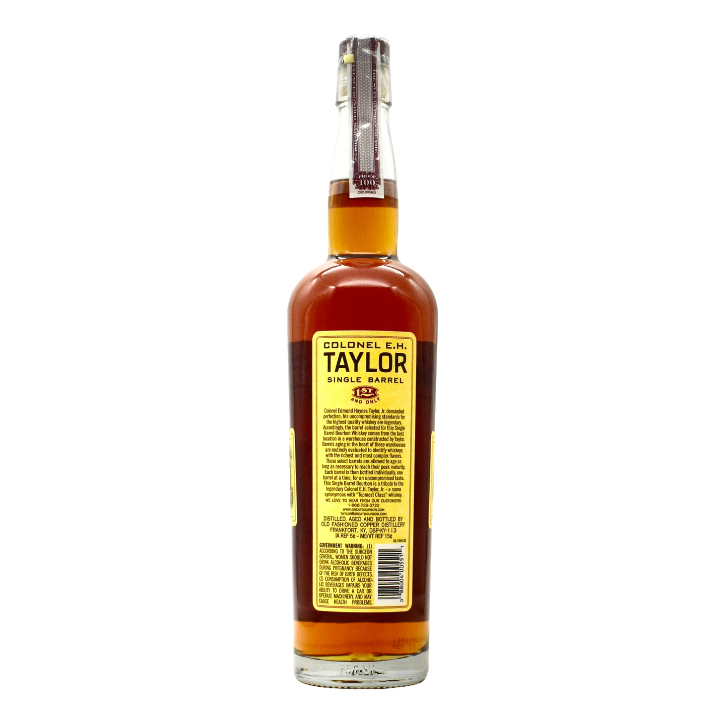 EH Taylor Single Barrel Bourbon 750ml | VIP Access