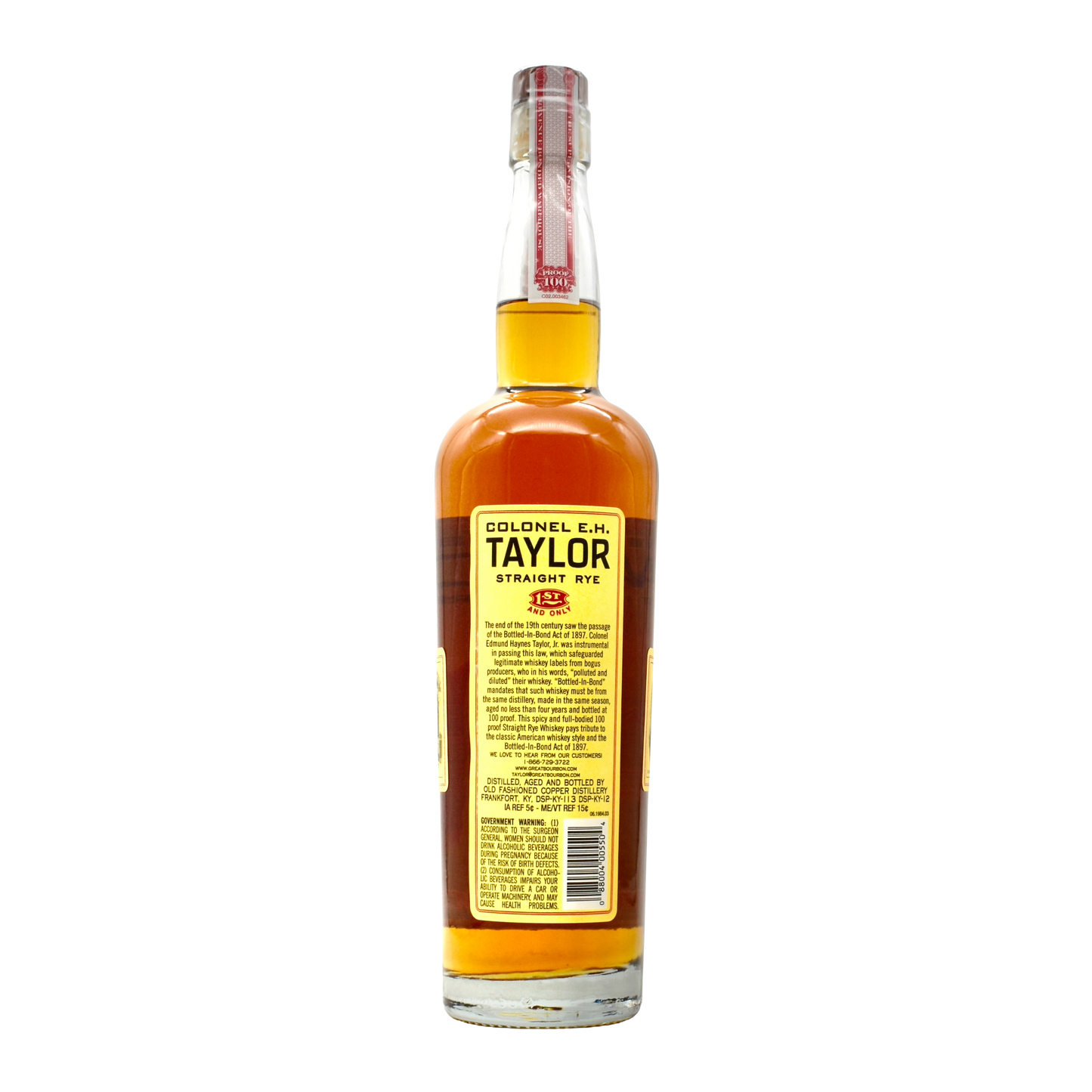 EH Taylor Straight Rye Whiskey 750ml | VIP Access