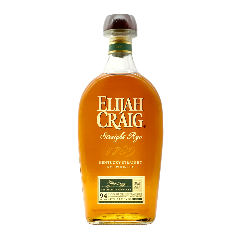 Elijah Craig Rye Whiskey 750ml
