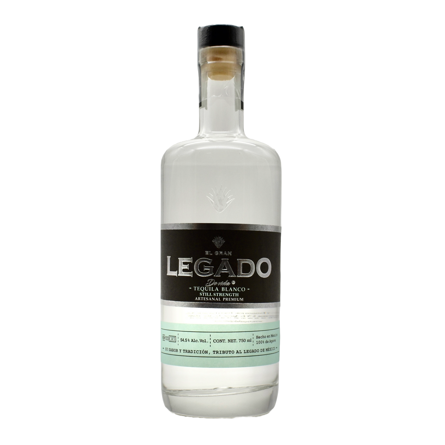 El Gran Legado Tequila Still Strength Blanco 750ml