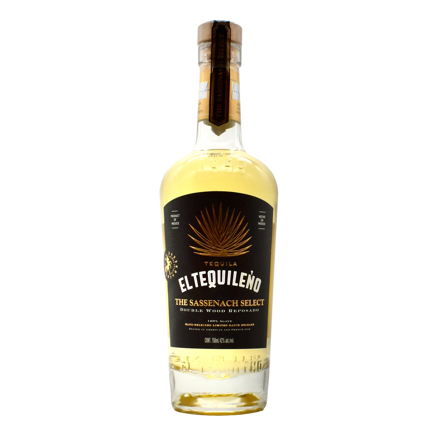 El Tequileno Tequila Sassenach Select Double Wood Reposado 750ml