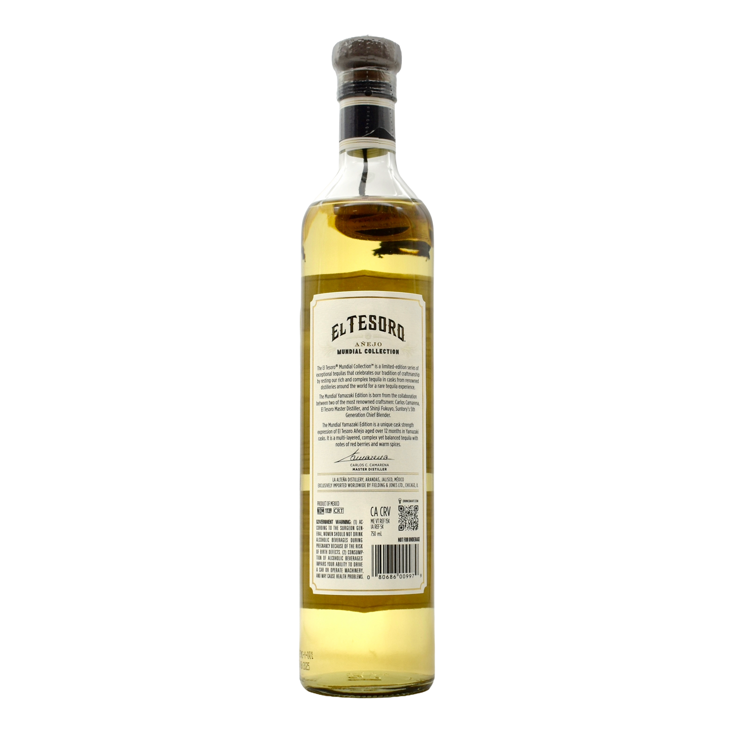 El Tesoro Tequila Anejo Yamazaki 750ml