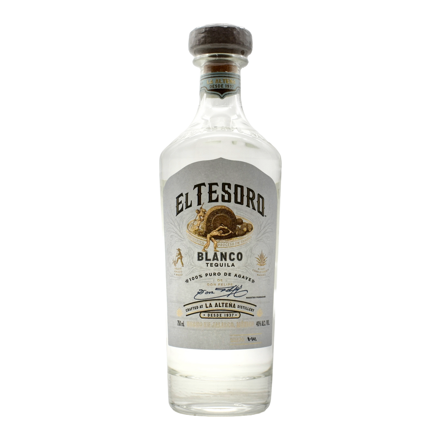 El Tesoro Tequila Blanco 750ml