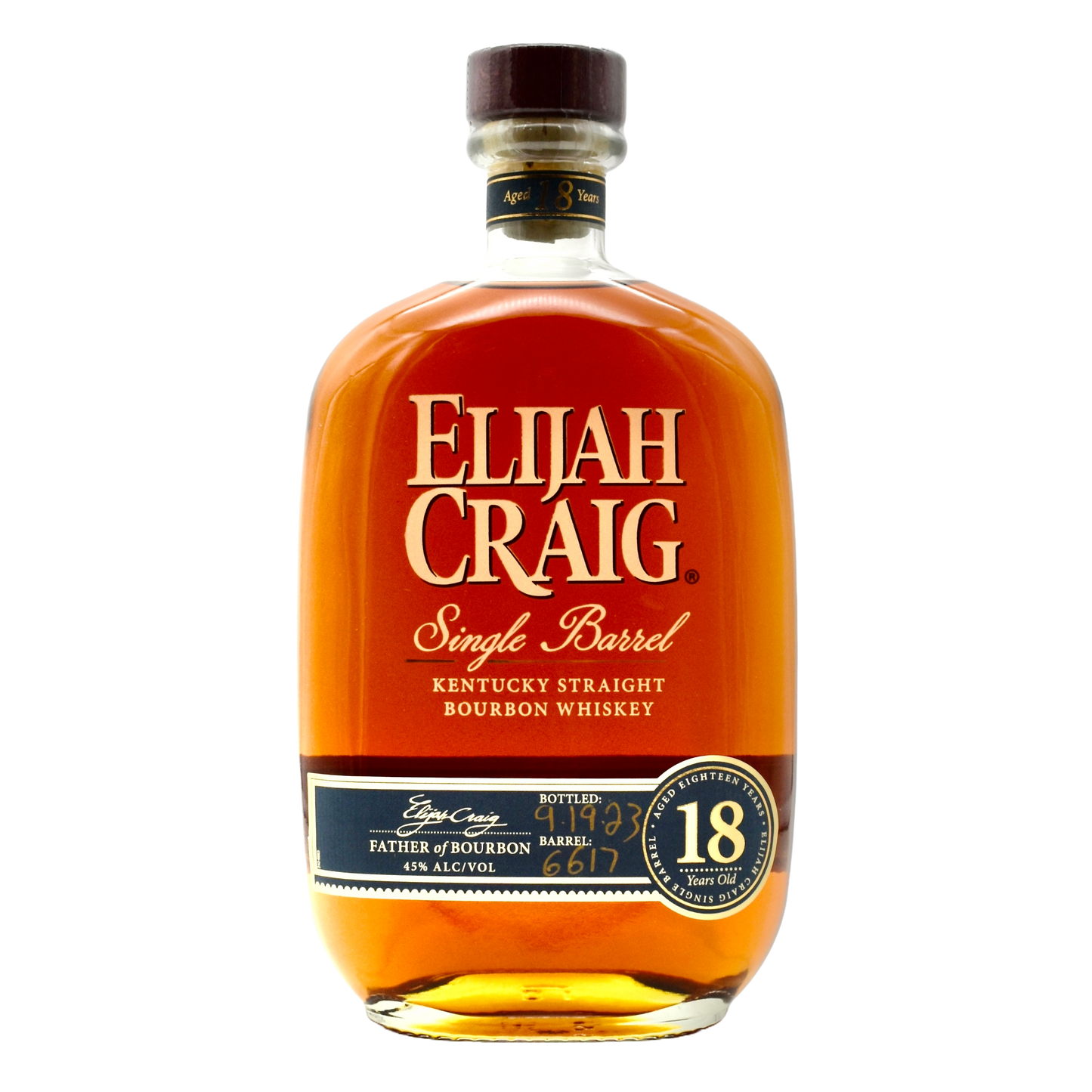 Elijah Craig 18 Year Bourbon 750ml [MEMBERS ONLY]