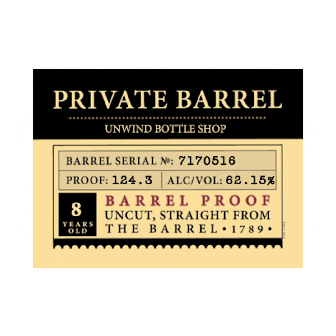Elijah Craig Barrel Proof Single Barrel Bourbon 750ml - Selected by Unwind