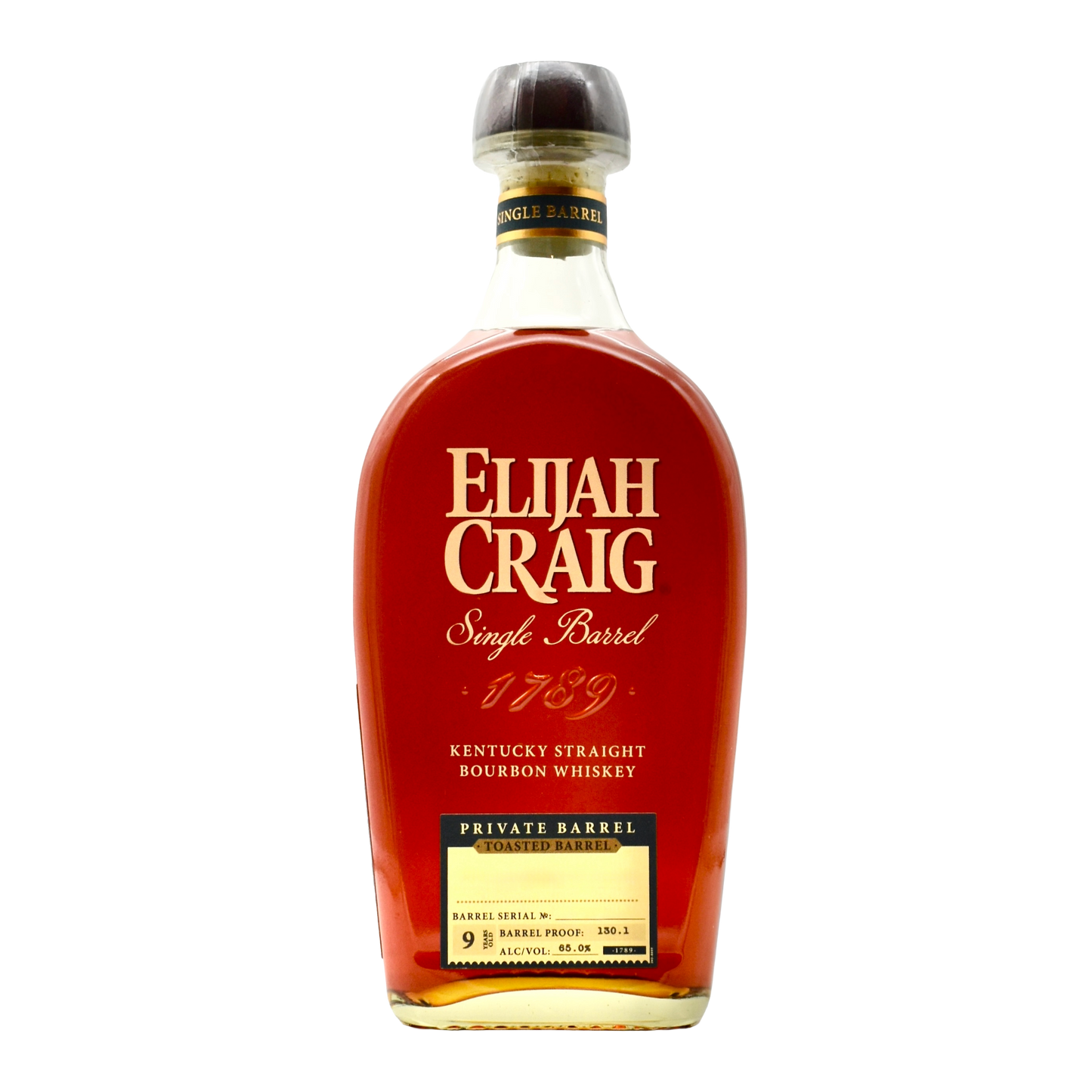 Elijah Craig Barrel Proof Toasted Bourbon Single Barrel 9 Year 130.1 Proof 750ml