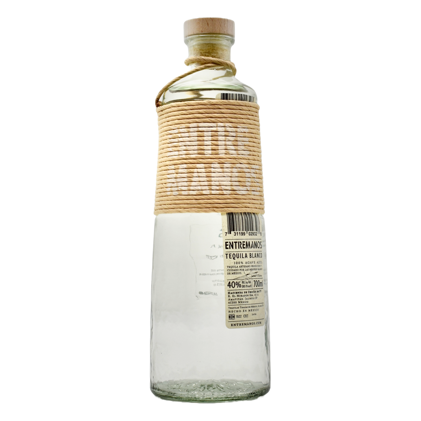 Entre Manos Tequila Blanco 700ml