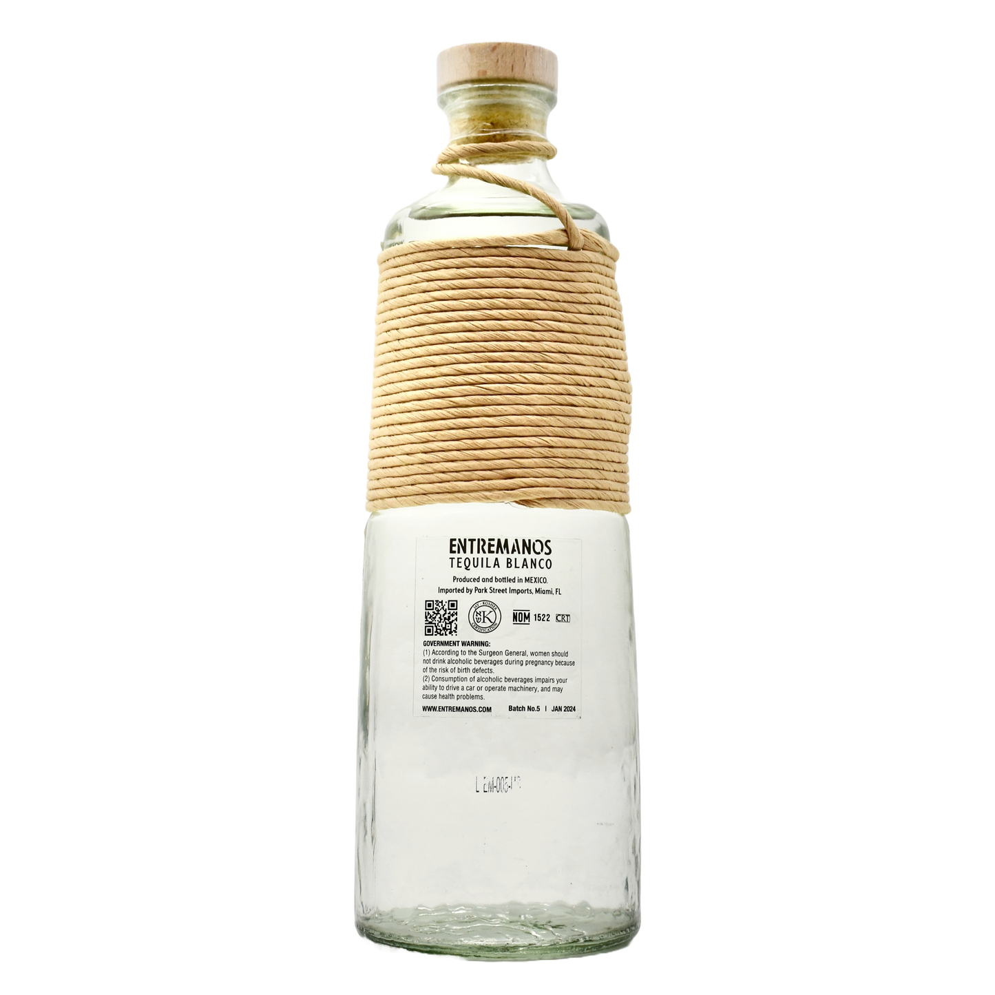 Entre Manos Tequila Blanco 700ml