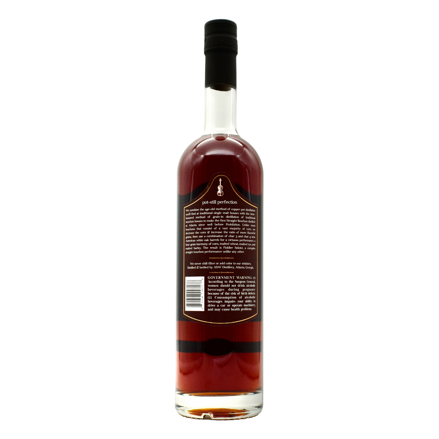 ASW Distillery Fiddler Soloist Cask Strength Bourbon 750ml