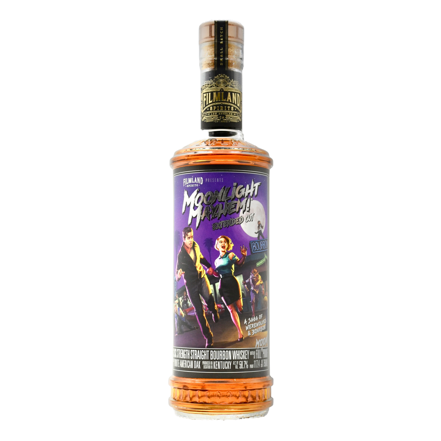 Filmland Spirits "Moonlight Mayhem Extended Cut" Cask Strenght Bourbon 750ml