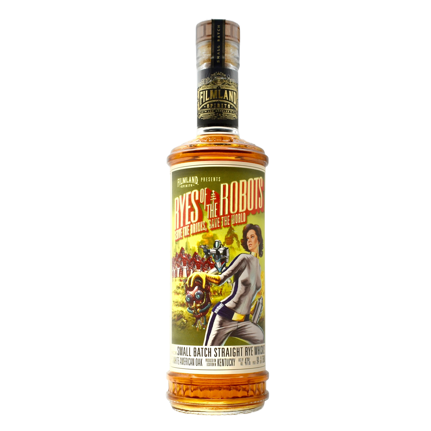 Filmland Spirits "Rye Of The Robots" Rye Whiskey 750ml