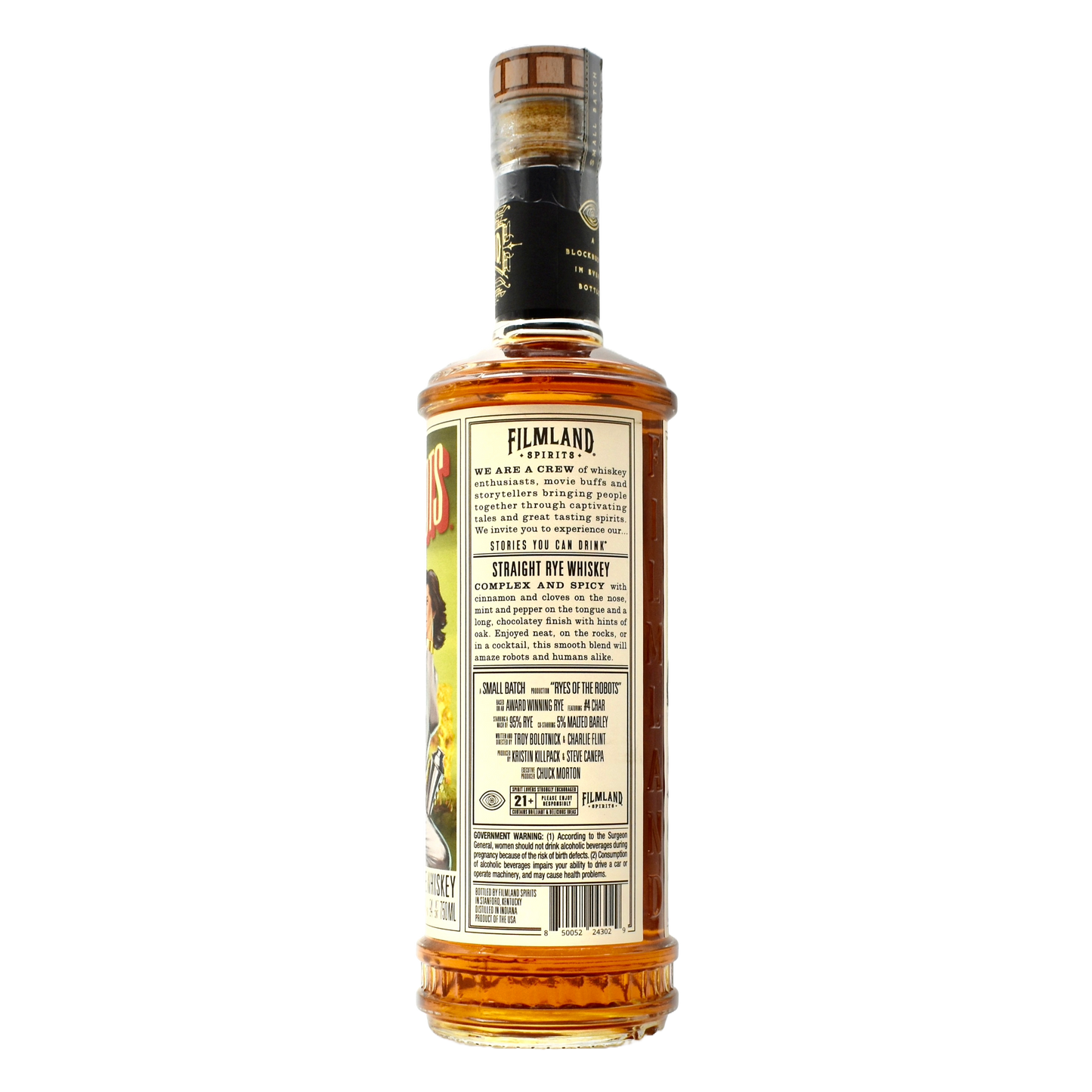 Filmland Spirits "Rye Of The Robots" Rye Whiskey 750ml