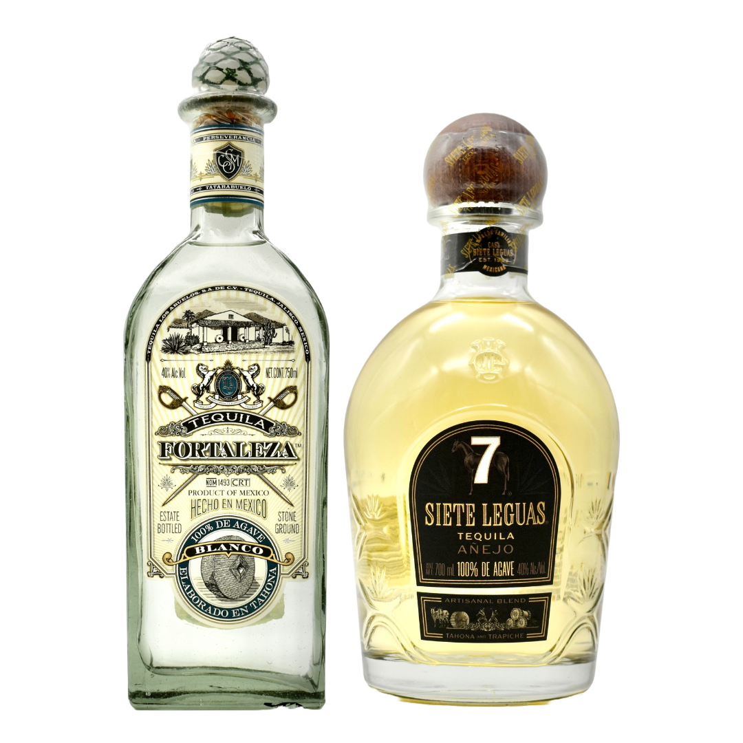 Fortaleza Tequila Blanco & Siete Leguas Anejo (2x750ml) [Limited Combo]