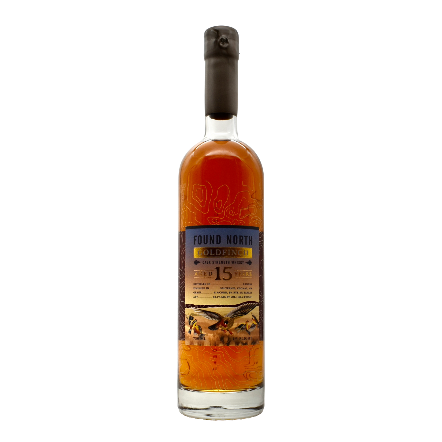 Found North Whiskey Goldfinch 15 Year 750ml [MEMBERS ONLY]