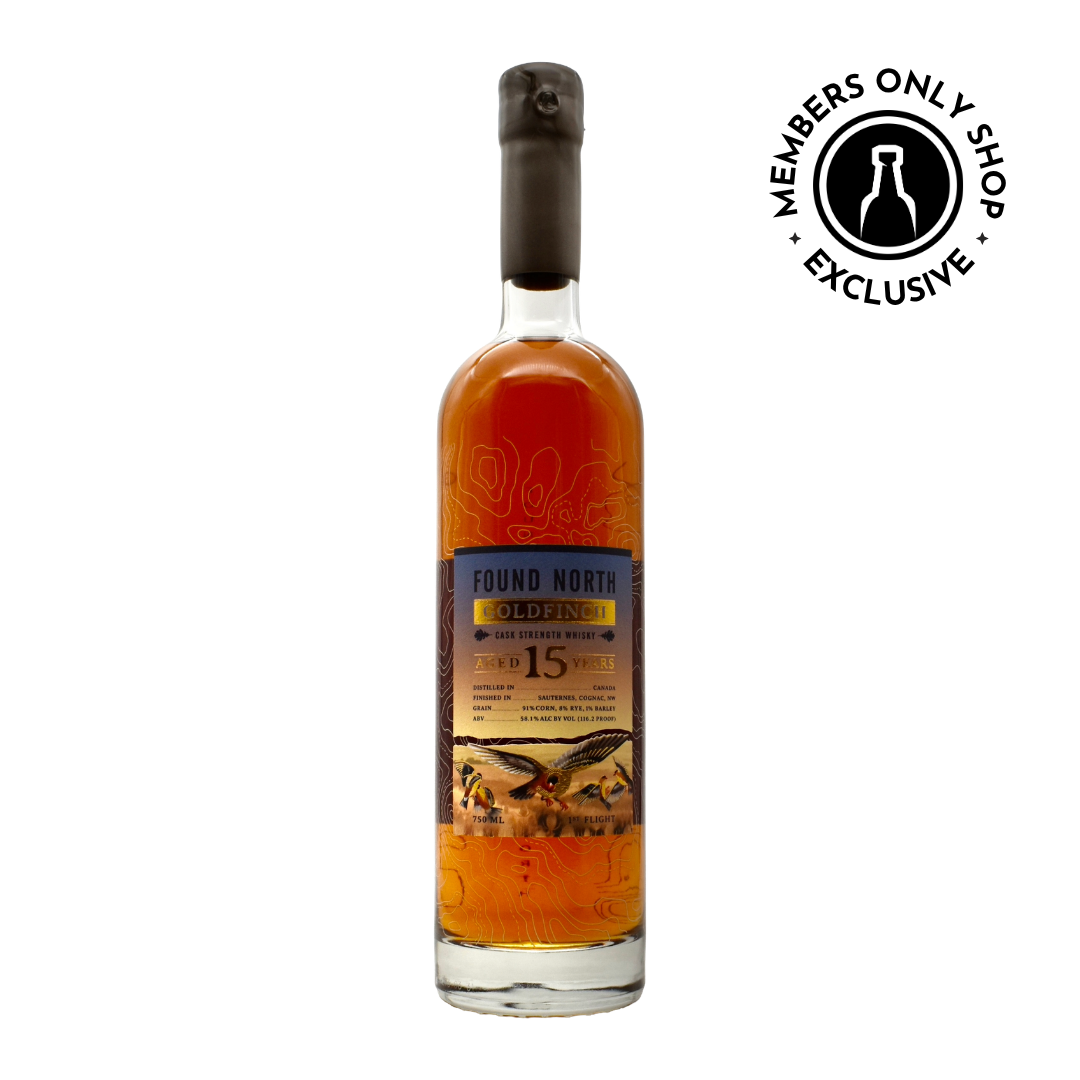 Found North Whiskey Goldfinch 15 Year 750ml | Club Members Only