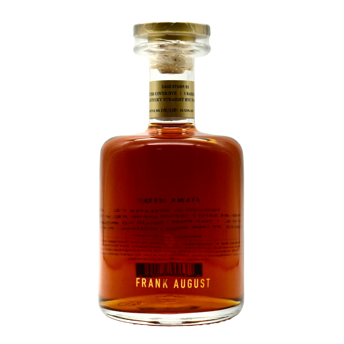 Frank August Rye Whiskey Case Study: 03 750ml