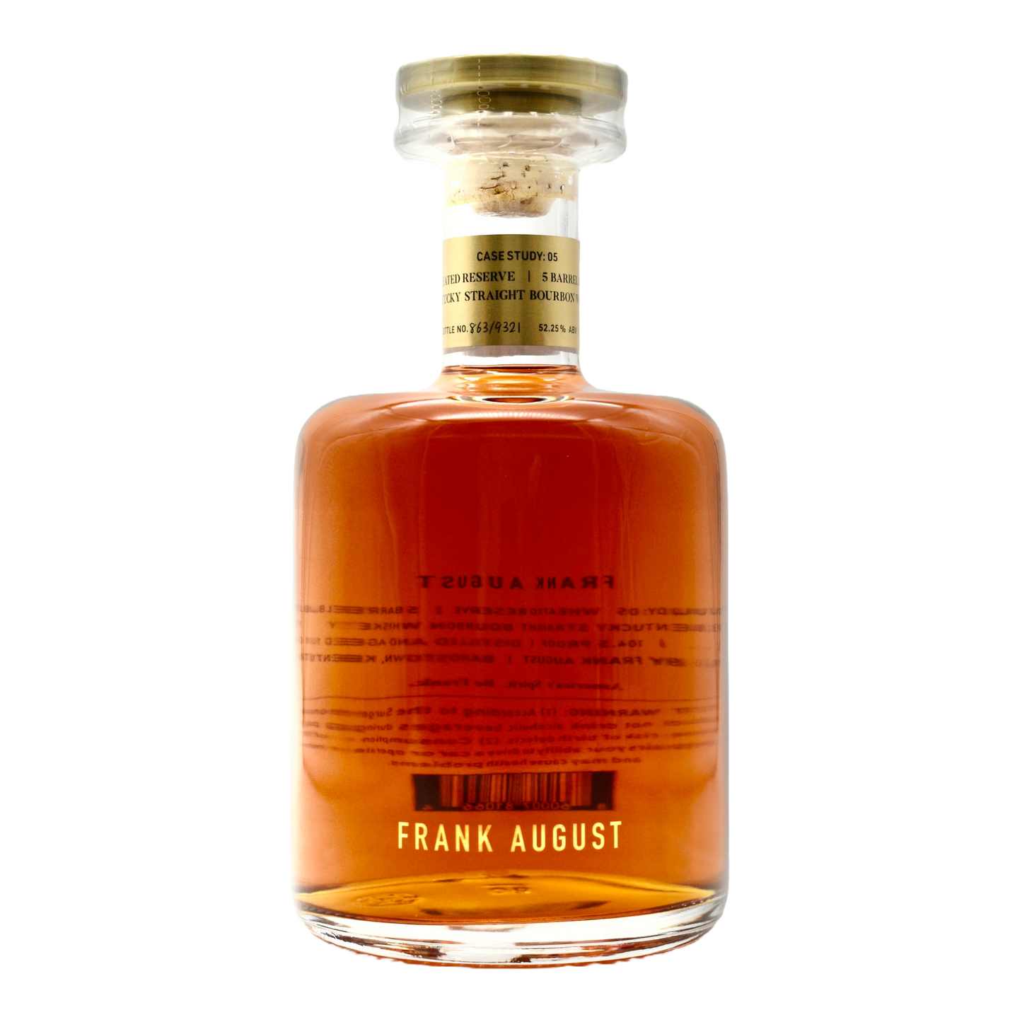 Frank August Wheated Reserve Bourbon Case Study: 05 750ml