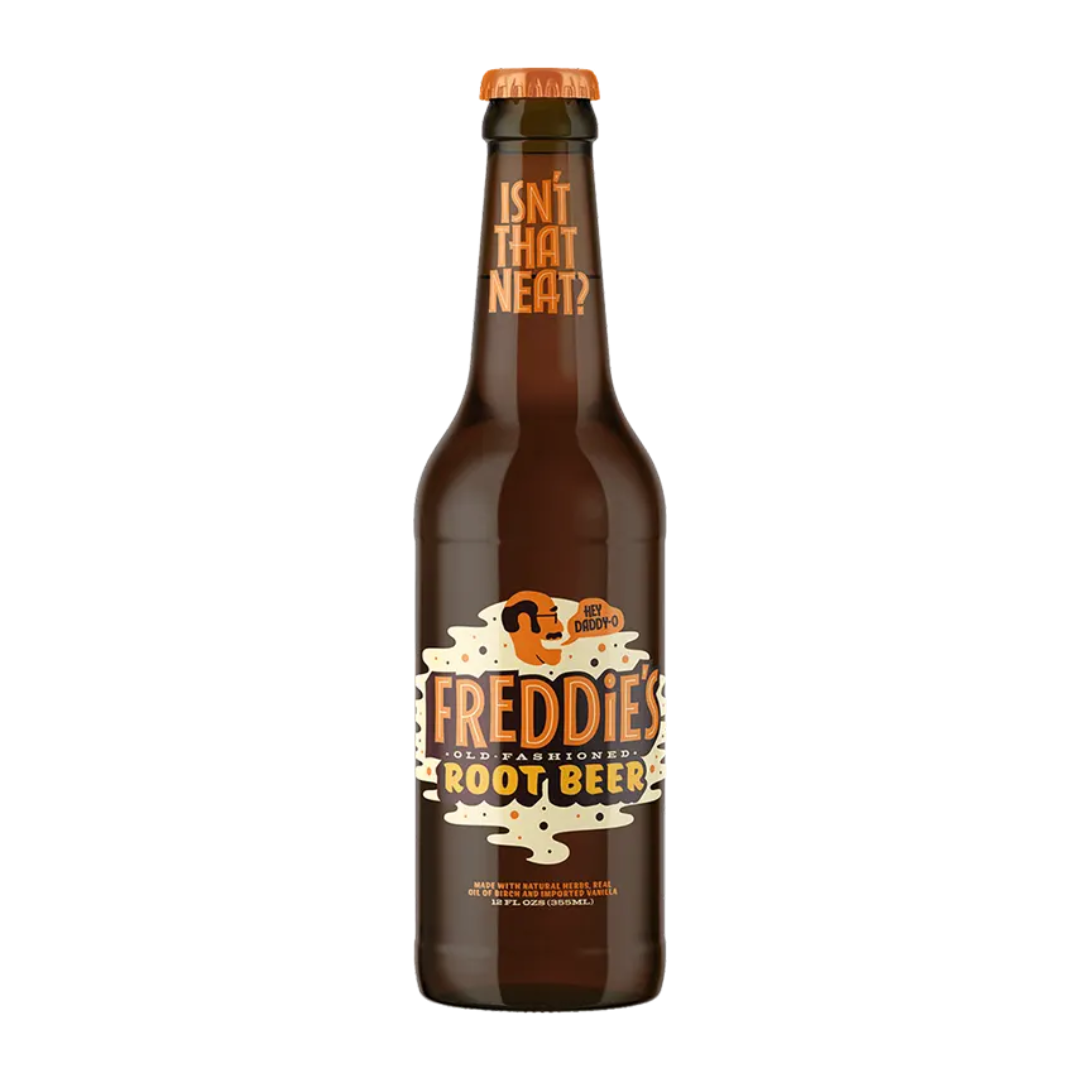 Freddies Root Beer 6 Pack 12 Oz
