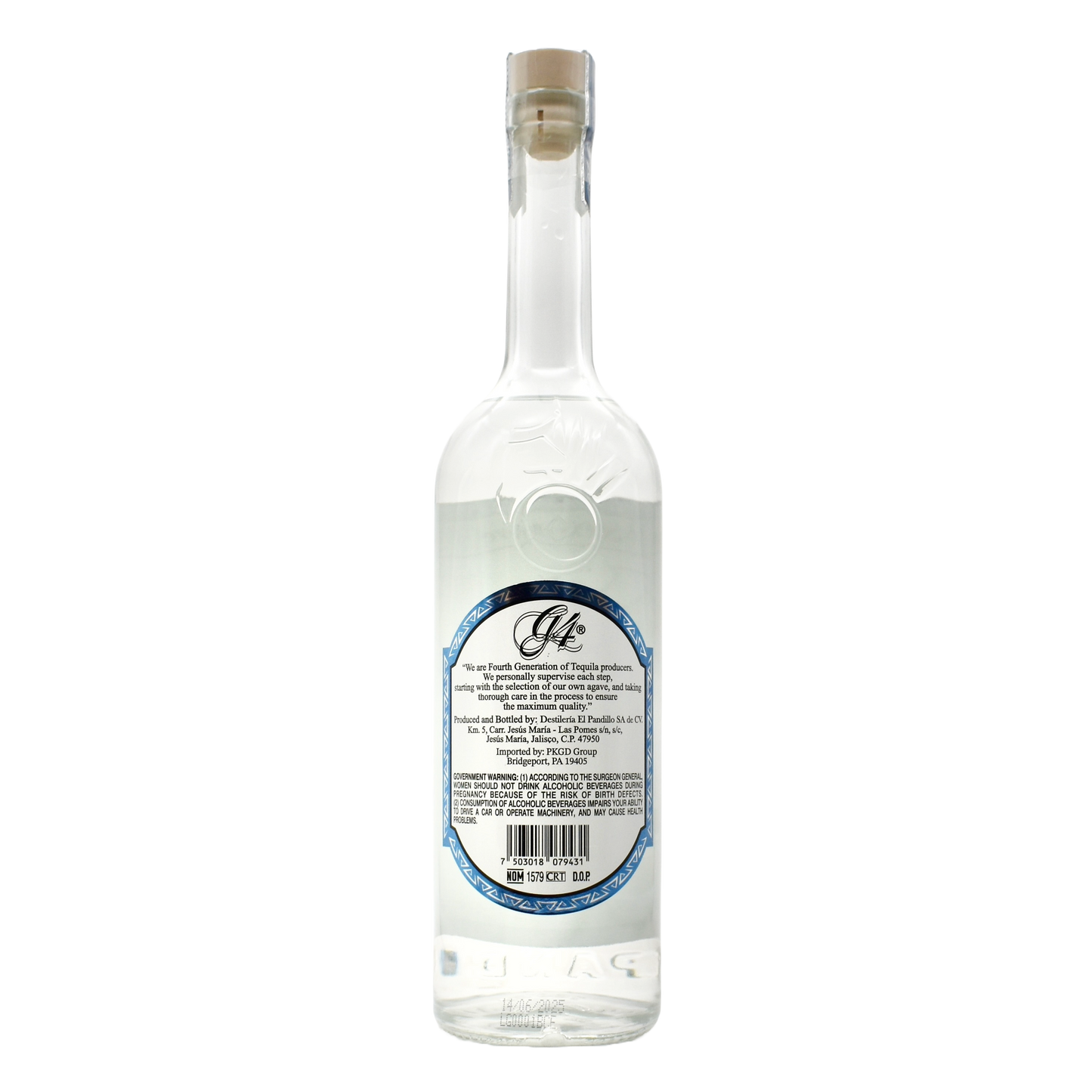 G4 Tequila Blanco Clásico 750ml [Limited Allocation][LIMIT 1]