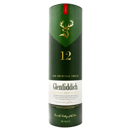 Glenfiddich Scotch Whiskey 12yr 750ml