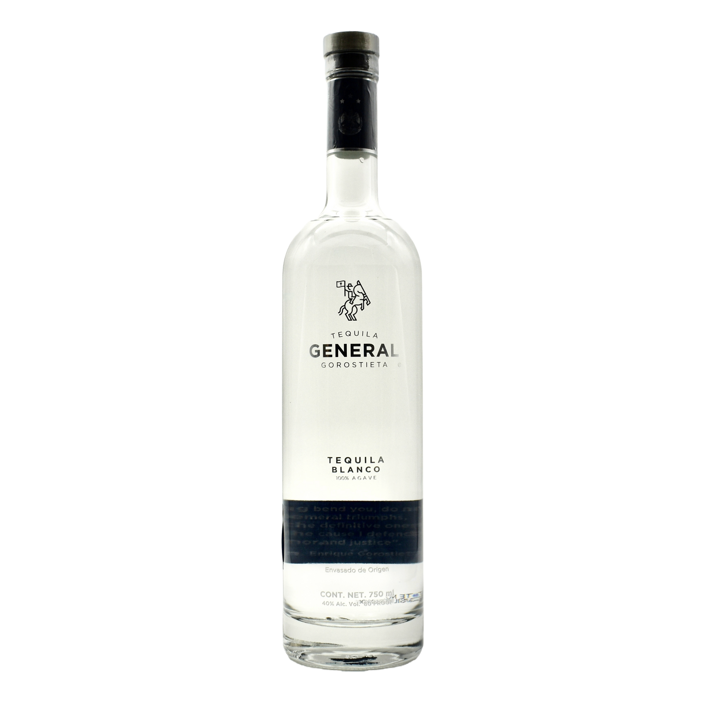 Tequila General Gorostieta Blanco 750ml