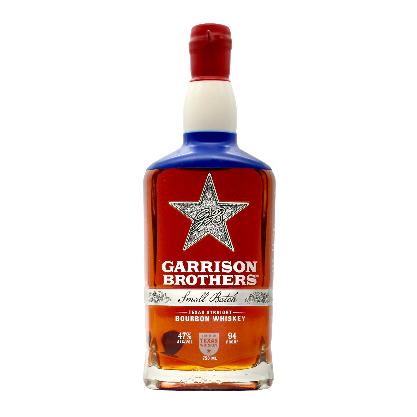 Garrison Brothers Straight Bourbon Small Batch Red White Blue 750ml