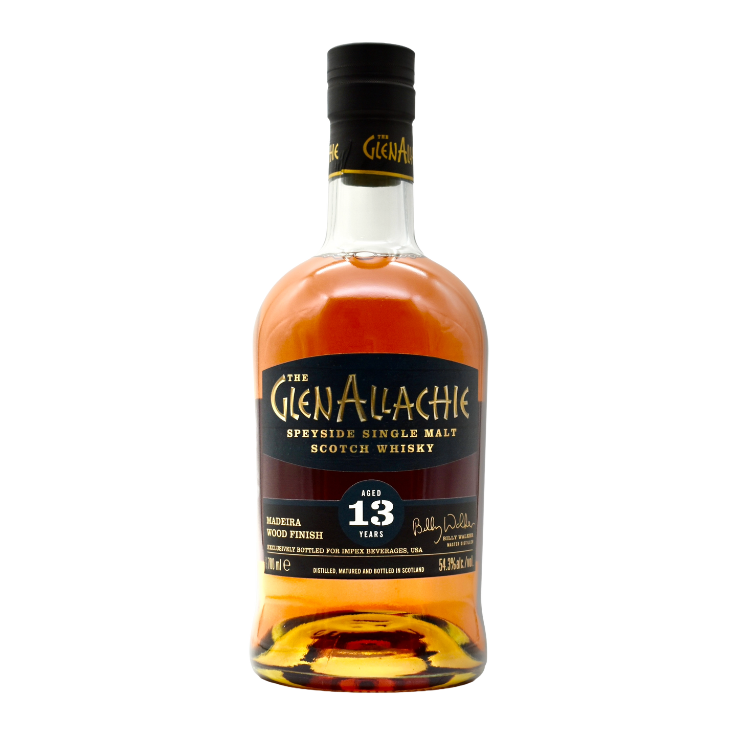 Glenallachie 13 Year Madeira Wood Finish Single Malt Scotch Whisky 700ml [Impex Exclusive]