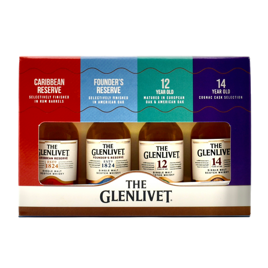 Glenlivet Caribbean Scotch Whiskey Gift Pack (4x50ml)