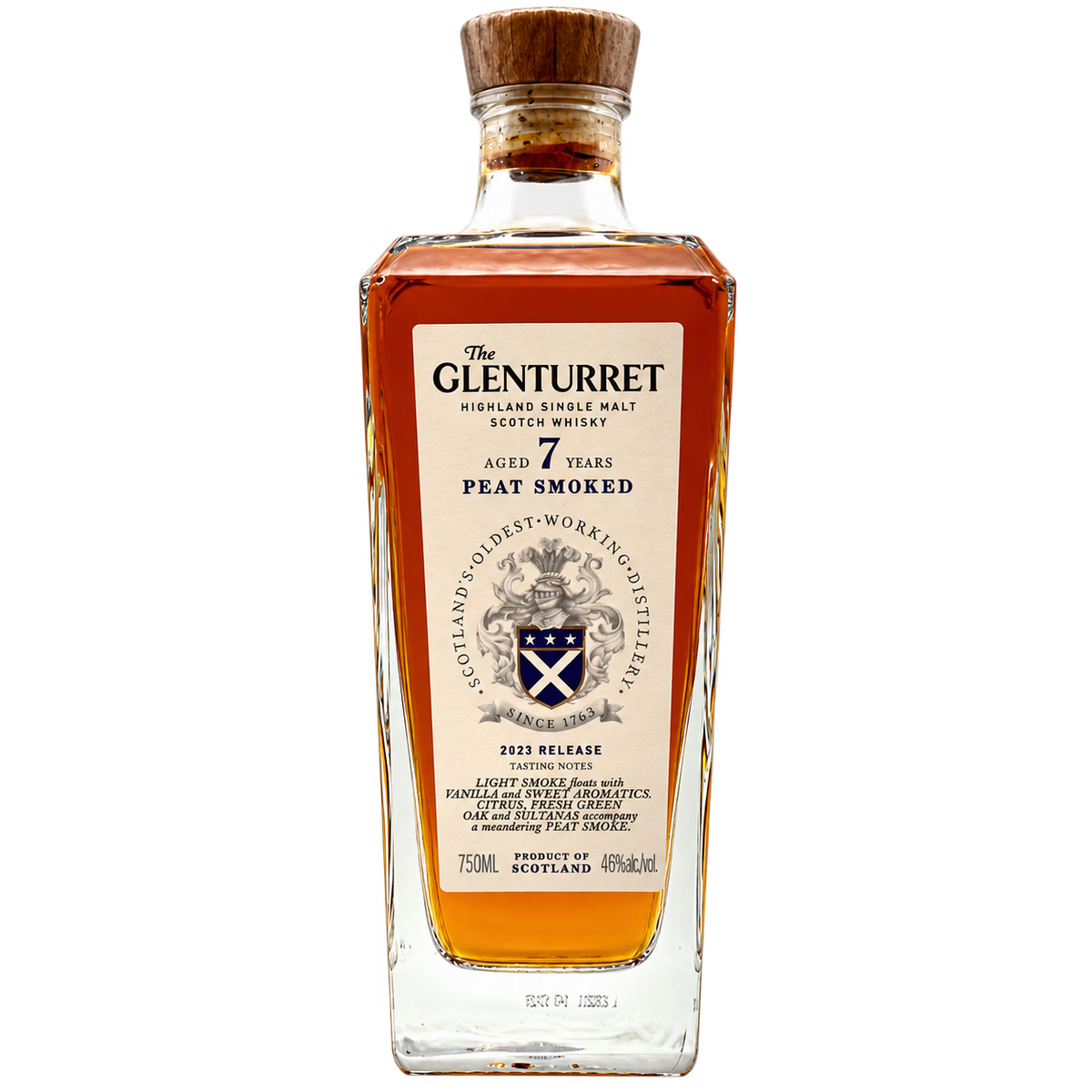 The Glenturret 7 Year Old Peat Smoked Scotch Whisky