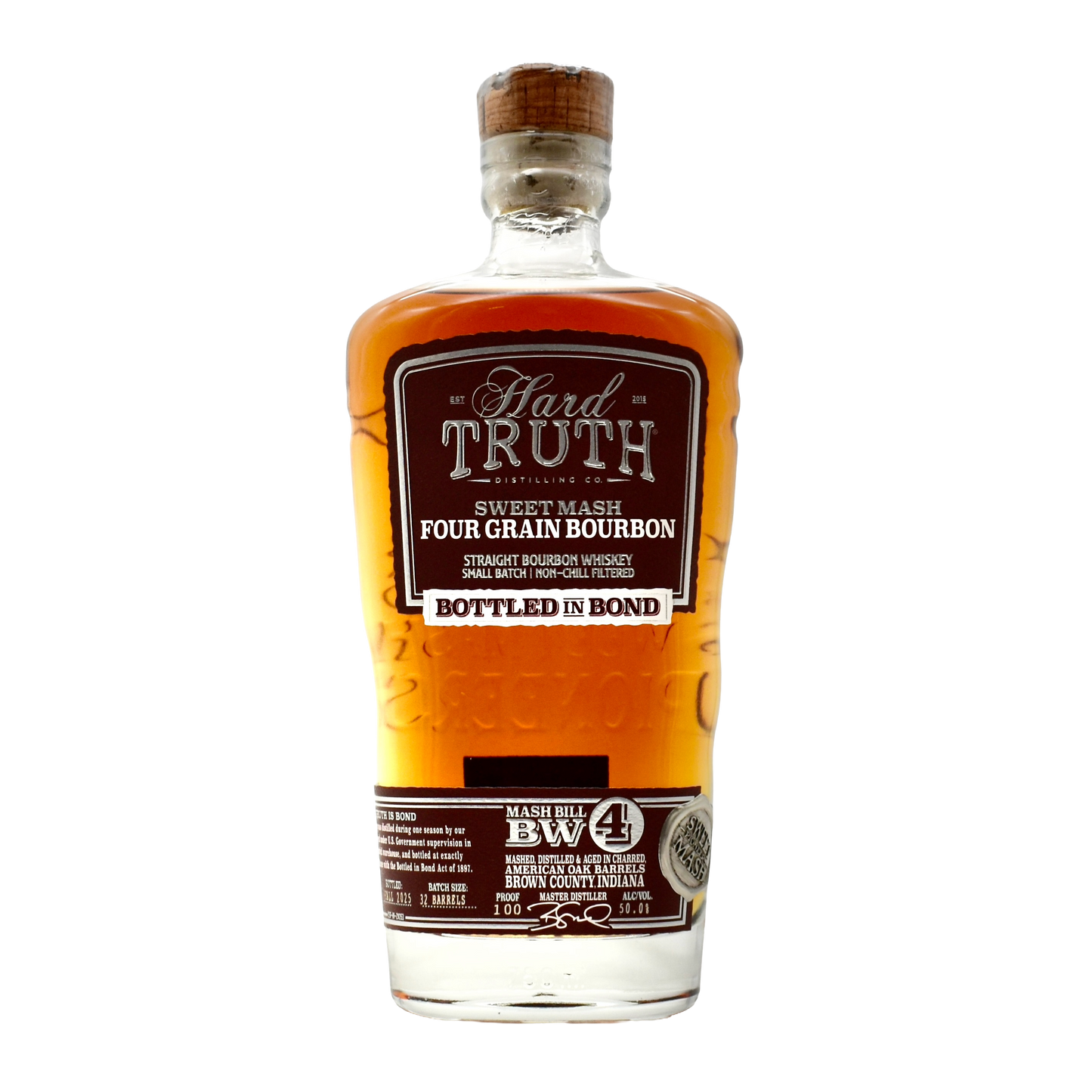 Hard Truth Sweet Mash Four Grain Bourbon Bottled In Bond 750ml