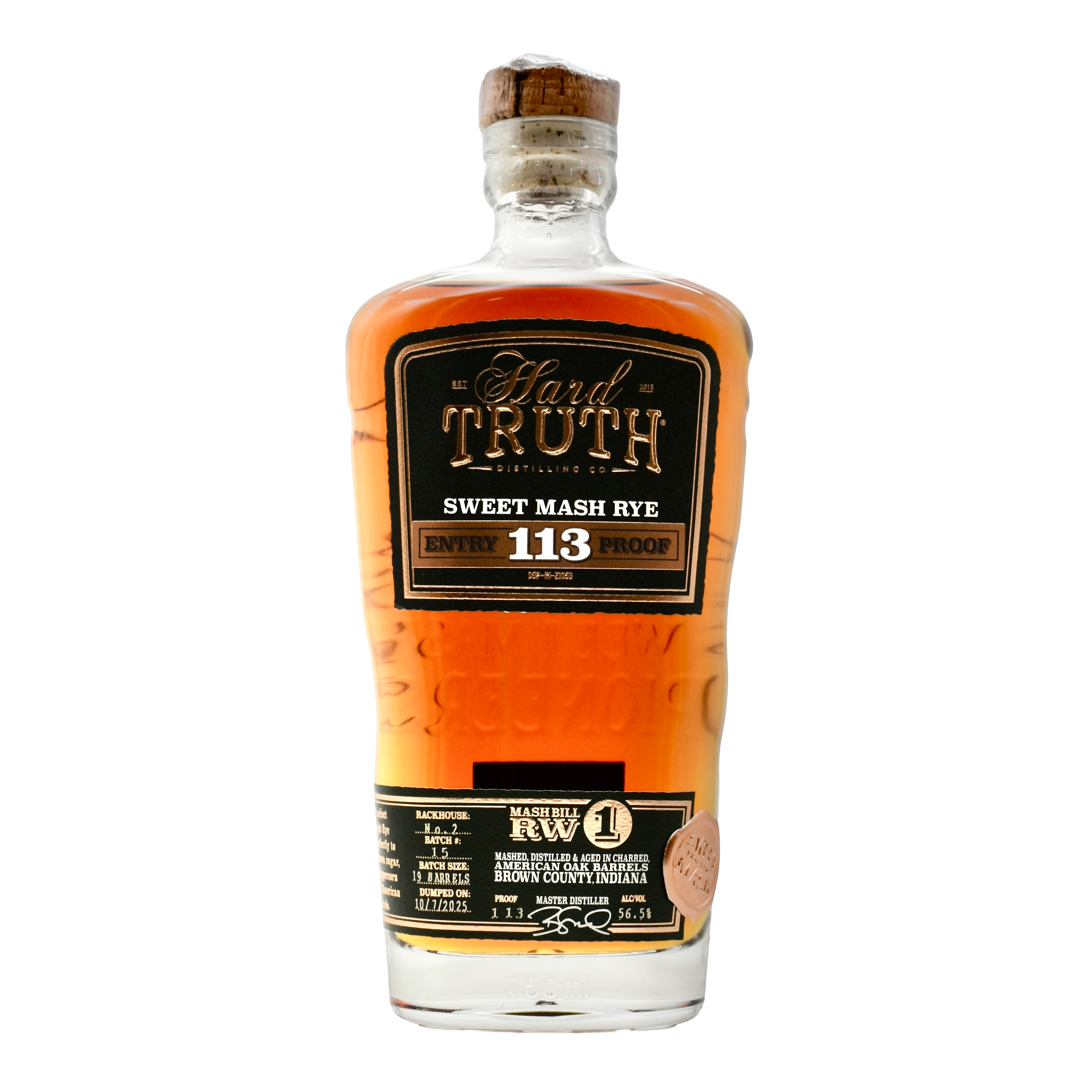 Hard Truth Sweet Mash Rye 750ml | Indiana Craft Rye Whiskey – Unwind ...