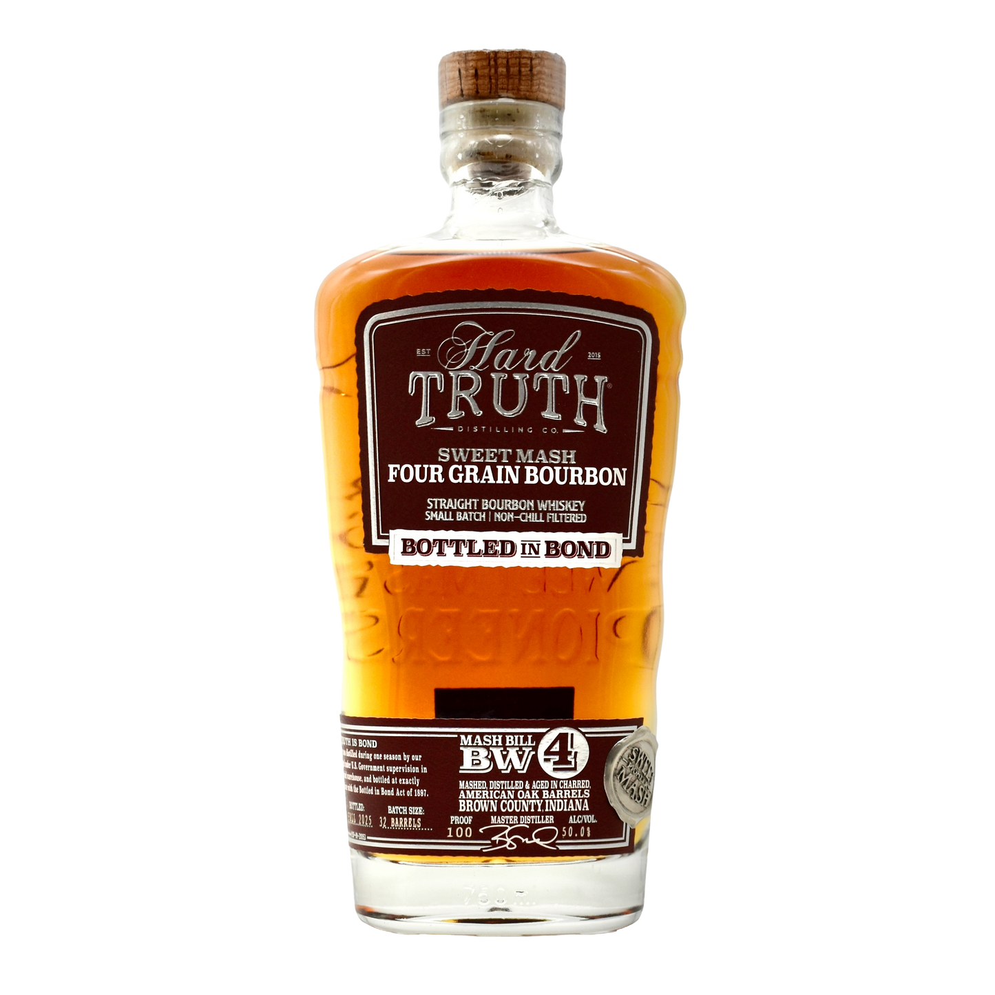 Hard Truth Sweet Mash Wheated Bourbon Bottled In Bond 750ml