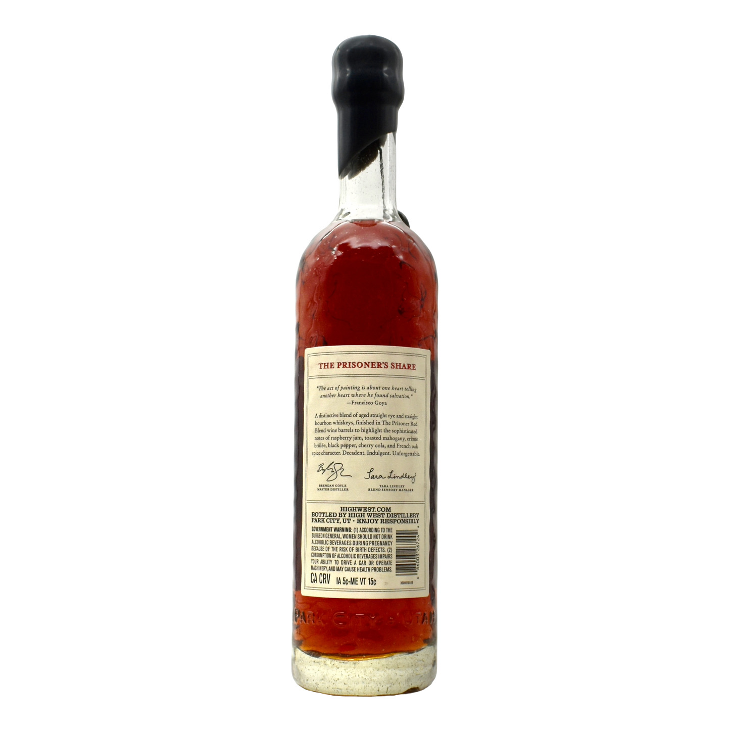 High West Whiskey Prisoner's Share 750ml [Limited Allocation]