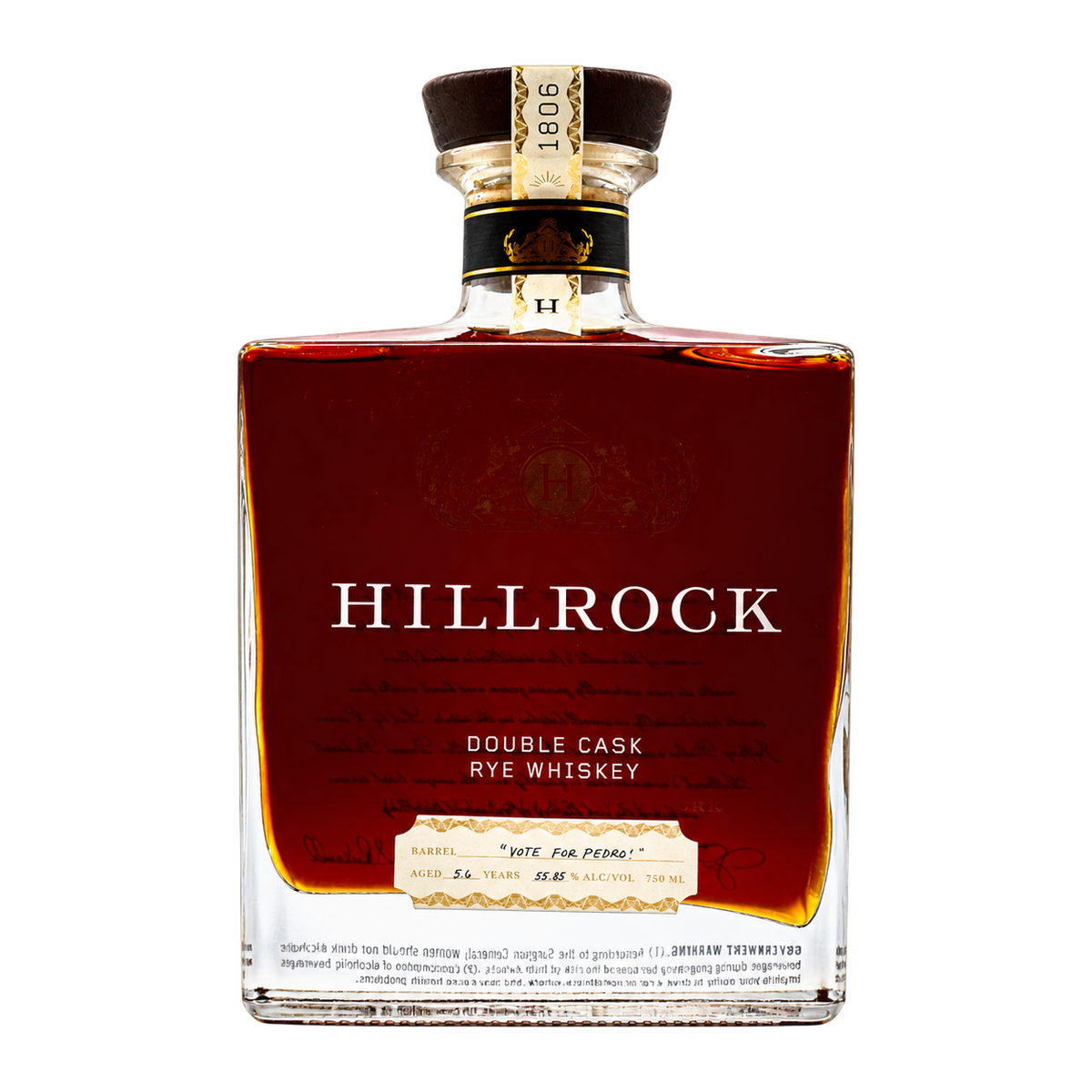 Hillrock Double Cask Rye PX Finish
