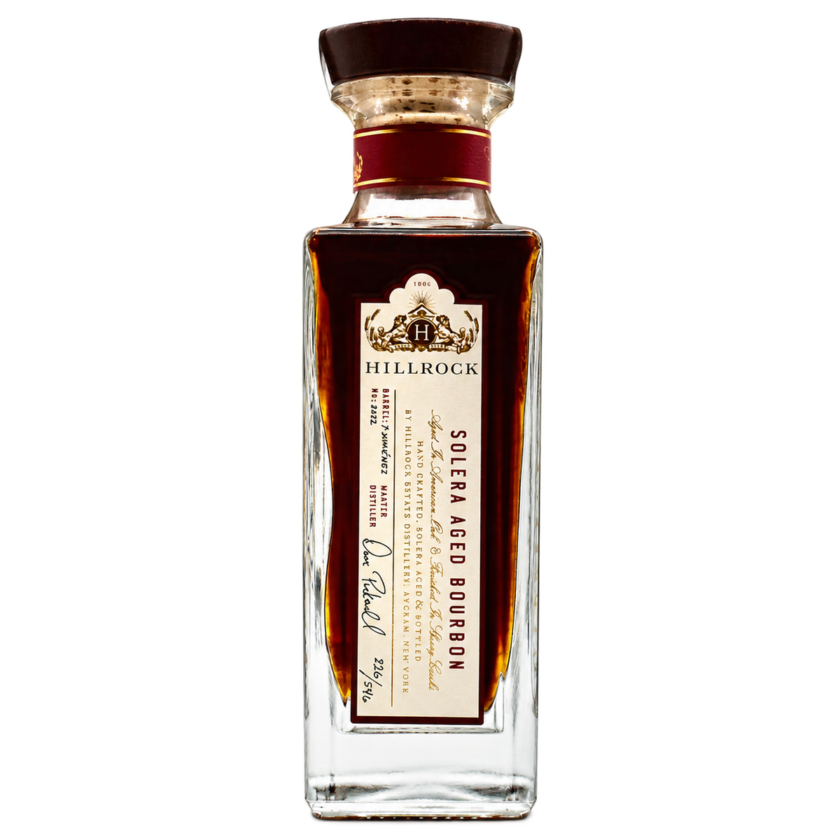 Hillrock Solera Aged Bourbon PX Finish