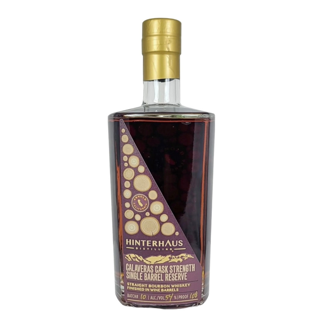 Hinterhaus Distilling Calaveras Cask Strength Single Barrel Reserve Bourbon 750ml