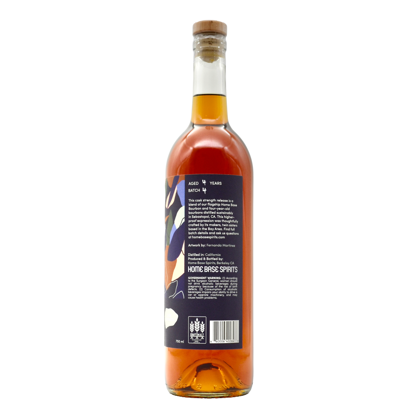 Home Base Bourbon Cask Strength 750ml