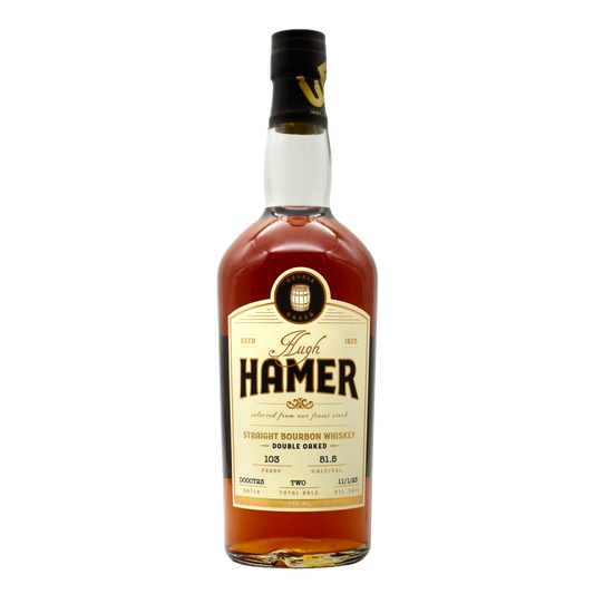 Hugh Hamer Double Oaked Bourbon 750ml