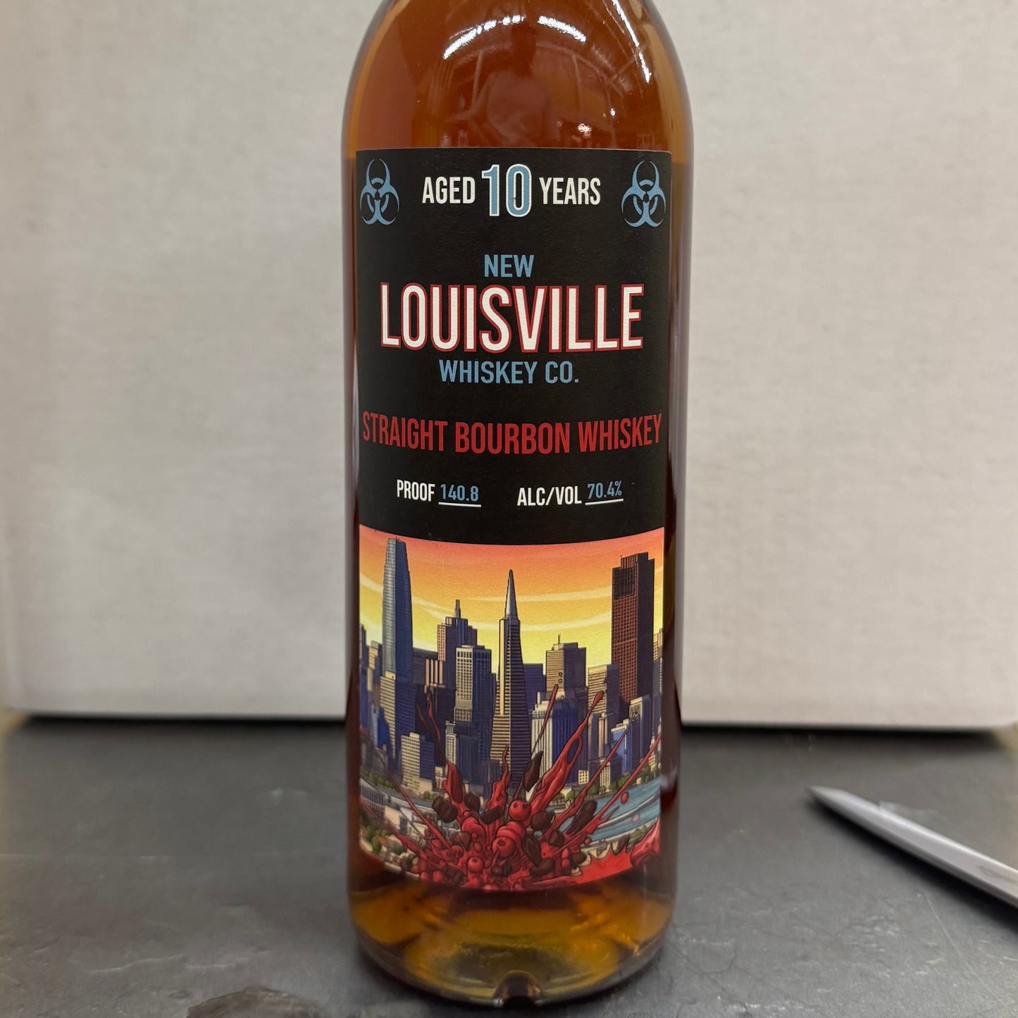 [PRE-ORDER] New Louisville Bourbon Hazmat 10 Year 750ml [Barrel Select: A189 NORCAL NECTAR]