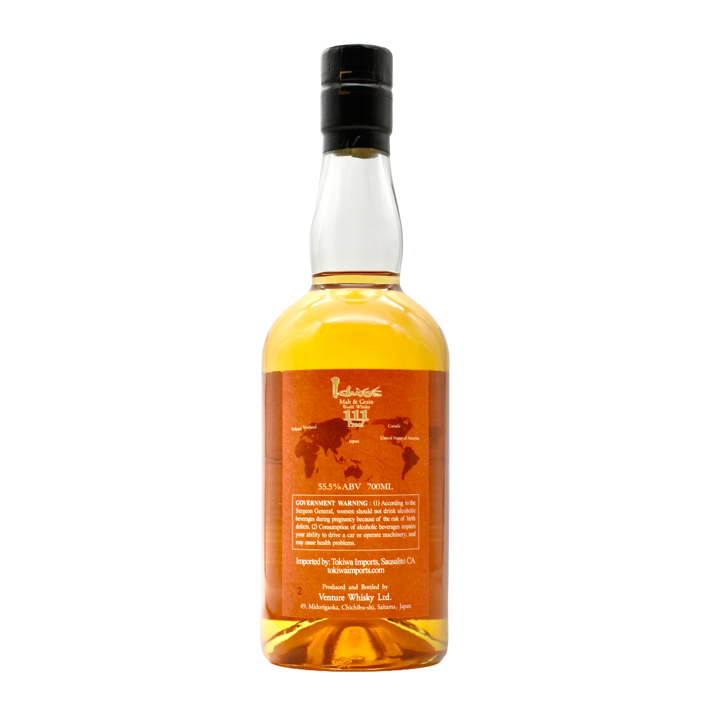 Ichiro's Malt & Grain 111 Proof Japanese Whisky 700ml