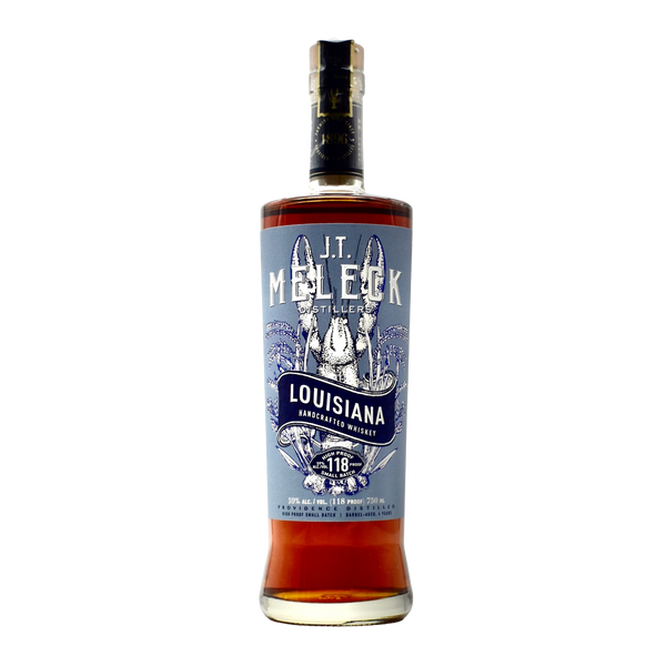 JT Meleck Louisiana High Proof Whiskey 750ml