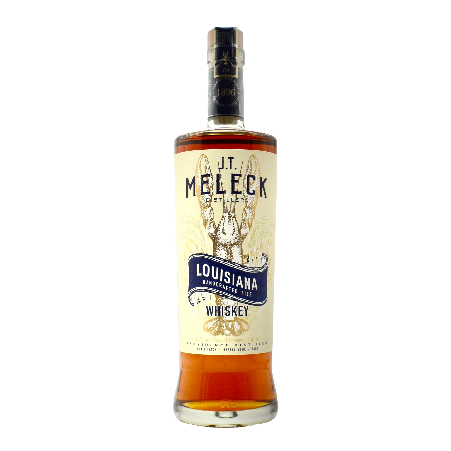 JT Meleck Small Batch Rice Whiskey 750ml