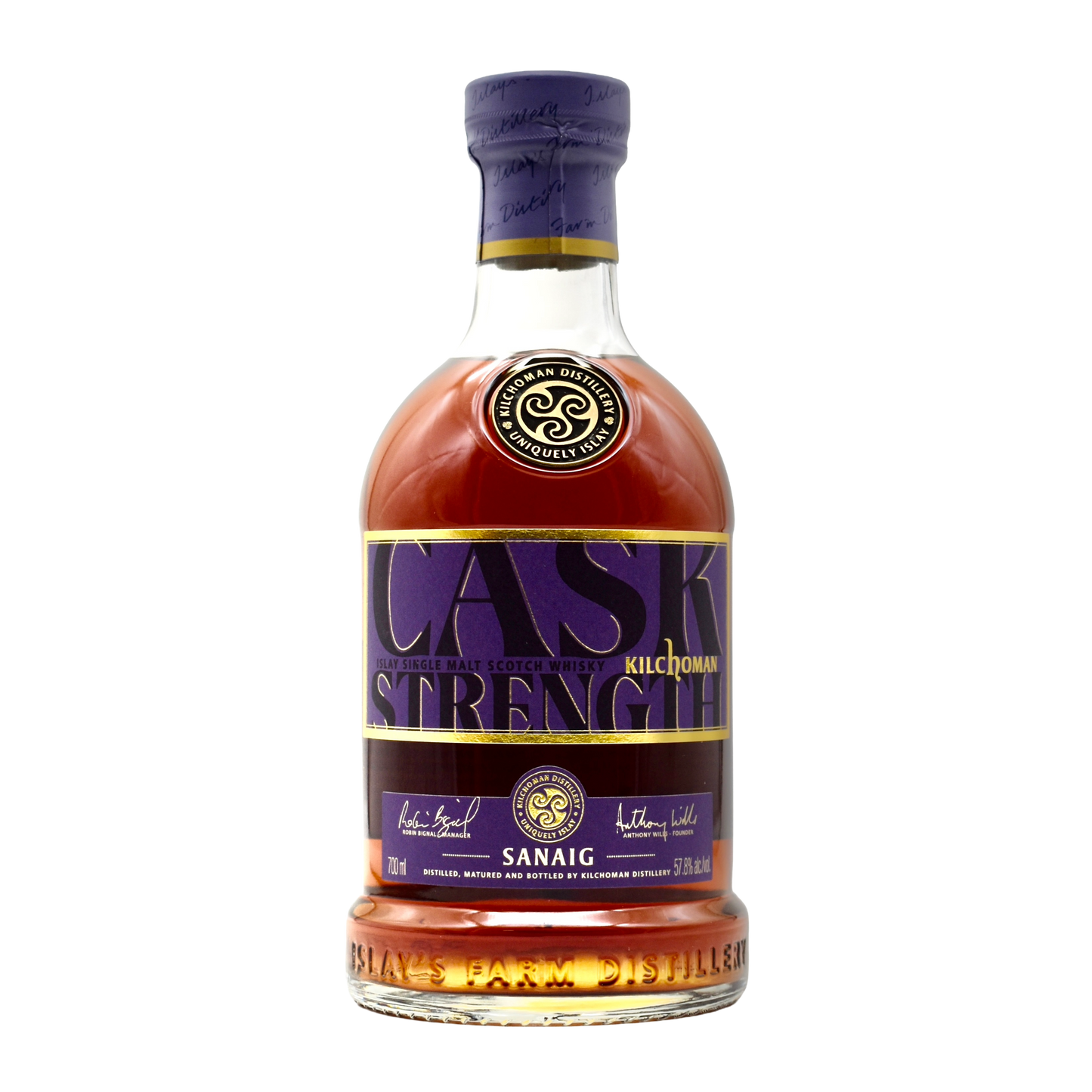 Kilchoman Scotch Whiskey Sanaig Cask Strength 700ml