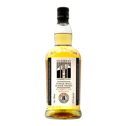 Kilkerran Single Malt Scotch Whisky Bourbon Cask 8 Year Cask Strength 700ml