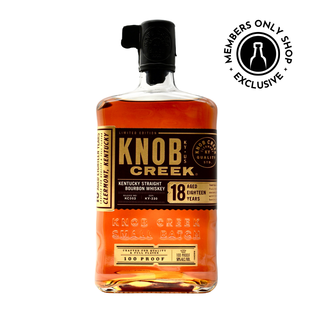 Knob Creek 18 Year Bourbon Batch 3 750ml [MEMBERS ONLY]
